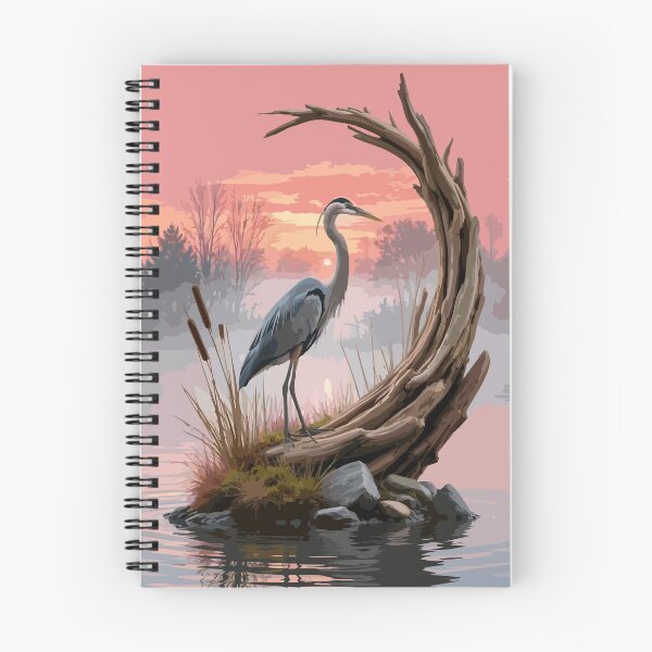 Item preview, Crane on lake designed and sold by GraphicStyleX.