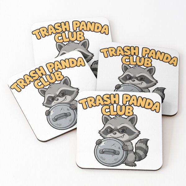 Item preview, Trash Panda Club Funny Raccoon Sticker for Teens designed and sold by designs4you386.