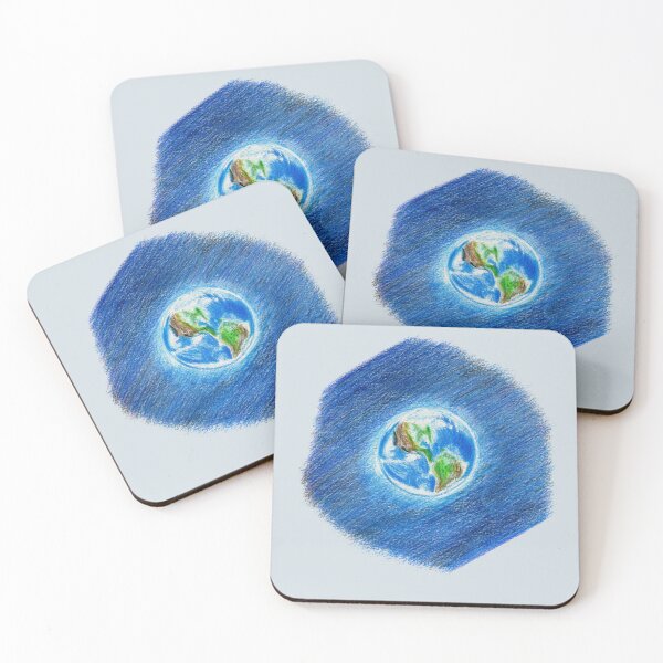 Item preview, Our Blue Planet — Hand-Drawn Earth Illustration designed and sold by Julia N.