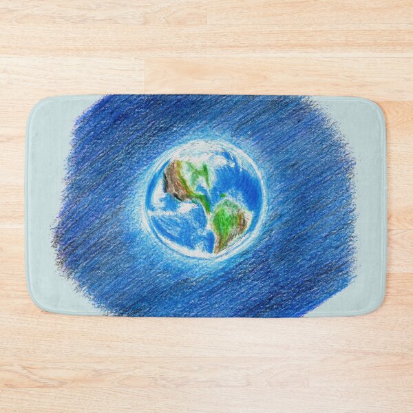 Item preview, Our Blue Planet — Hand-Drawn Earth Illustration designed and sold by Julia N.