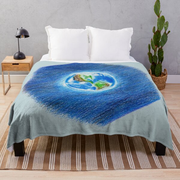 Item preview, Our Blue Planet — Hand-Drawn Earth Illustration designed and sold by Julia N.