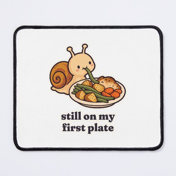 Item preview, Cute Snail Still on My First Plate Thanksgiving designed and sold by OuqCreations.