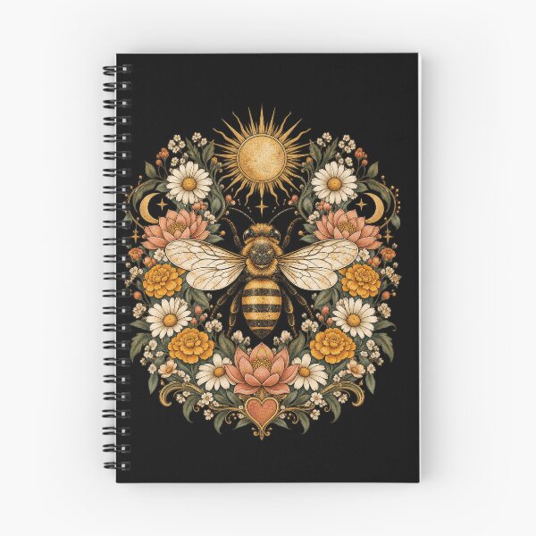 Item preview, Floral Bee Under Sun and Moon designed and sold by anapldv.