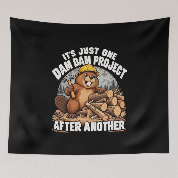 Item preview, Funny Beaver Dam Builder designed and sold by anapldv.