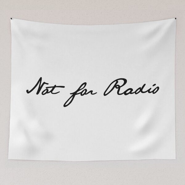 Item preview, Not For Radio Merch Not For Radio Logo designed and sold by Friendlyodditi.