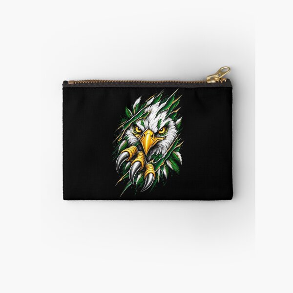 Item preview, Eagle Head Tattoo Style Claws Ripping Through Green Feathers Sports designed and sold by slmfams.