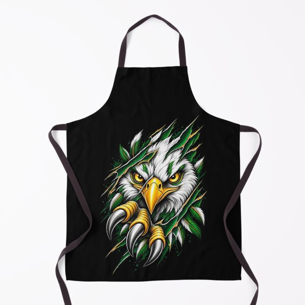 Item preview, Eagle Head Tattoo Style Claws Ripping Through Green Feathers Sports designed and sold by slmfams.