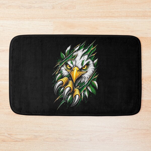 Item preview, Eagle Head Tattoo Style Claws Ripping Through Green Feathers Sports designed and sold by slmfams.