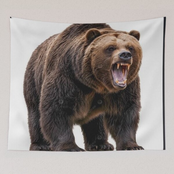 Item preview, angry bear designed and sold by Calemsamazonia.