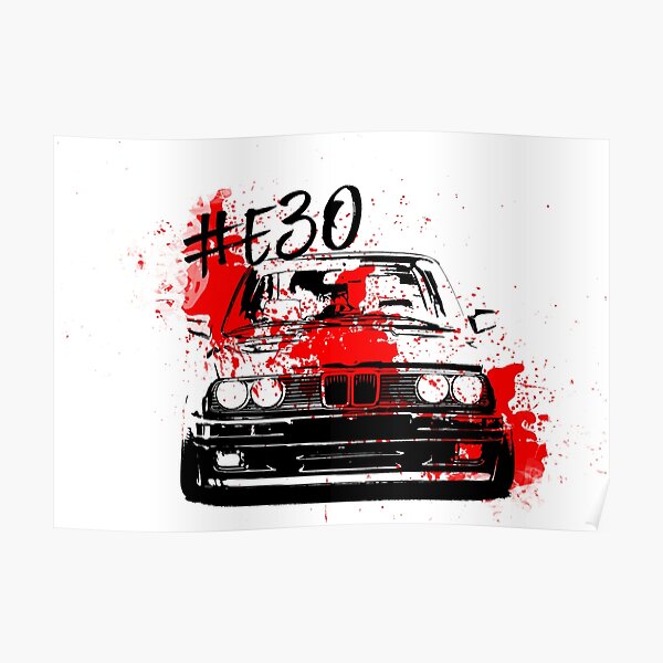 Germany German Fashion Fast BMW Car Automobile 16" X 20" Vintage Poster FREE S/H 