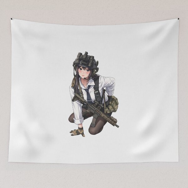 Item preview, Tactical School Girl - Anime Special Ops designed and sold by RAWLIFEGRAPHIC.