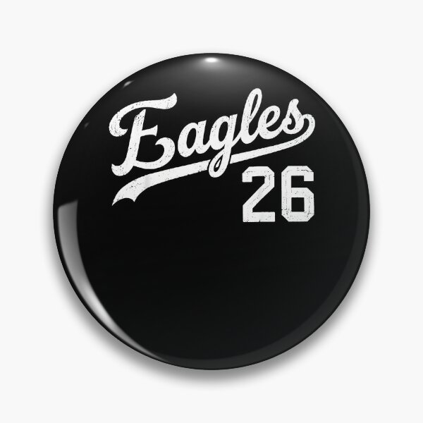 Item preview, Eagles 26 Vintage Script Sports Team Number Fan designed and sold by slmfams.