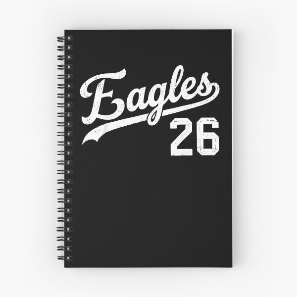 Item preview, Eagles 26 Vintage Script Sports Team Number Fan designed and sold by slmfams.