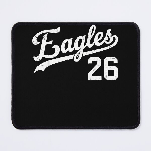 Item preview, Eagles 26 Vintage Script Sports Team Number Fan designed and sold by slmfams.