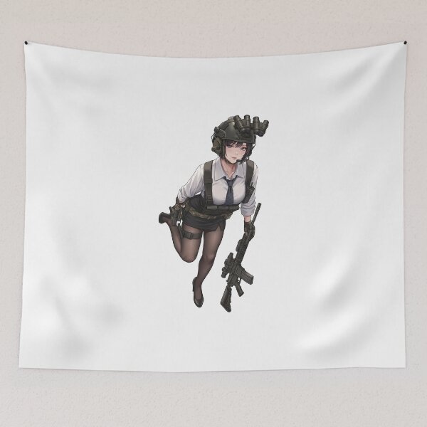 Item preview, Tactical School Girl - Anime Special Ops designed and sold by RAWLIFEGRAPHIC.