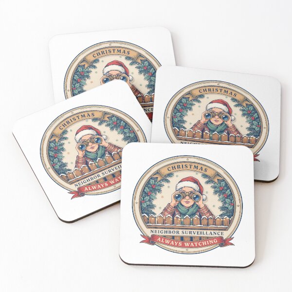 Item preview, Vintage Christmas Neighborhood Surveillance Emblem designed and sold by Fitswear.