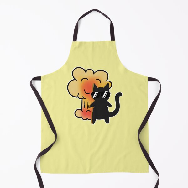 Item preview, Funny Cool cat walking away from an explosion like a badass Drawing designed and sold by magdalenanegra.
