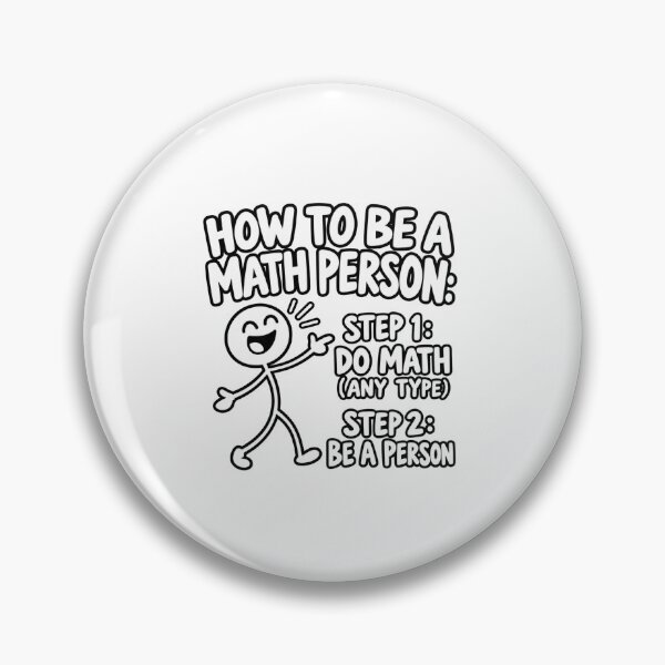 Item preview, How to Be a Math Person Funny Math Humor designed and sold by anapldv.