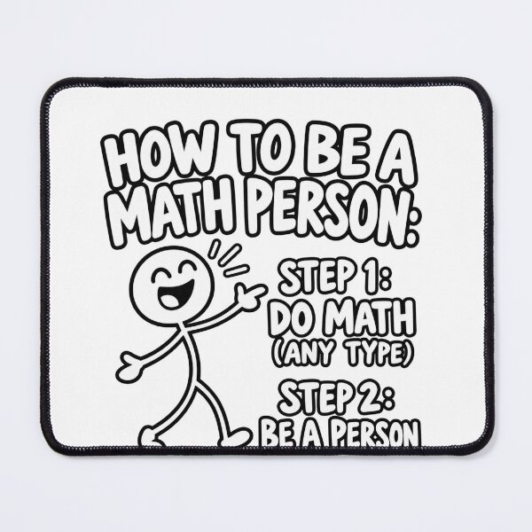 Item preview, How to Be a Math Person Funny Math Humor designed and sold by anapldv.