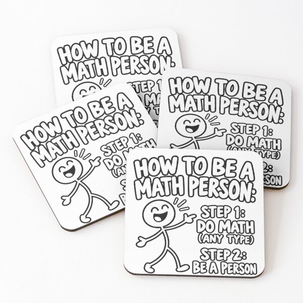 Item preview, How to Be a Math Person Funny Math Humor designed and sold by anapldv.