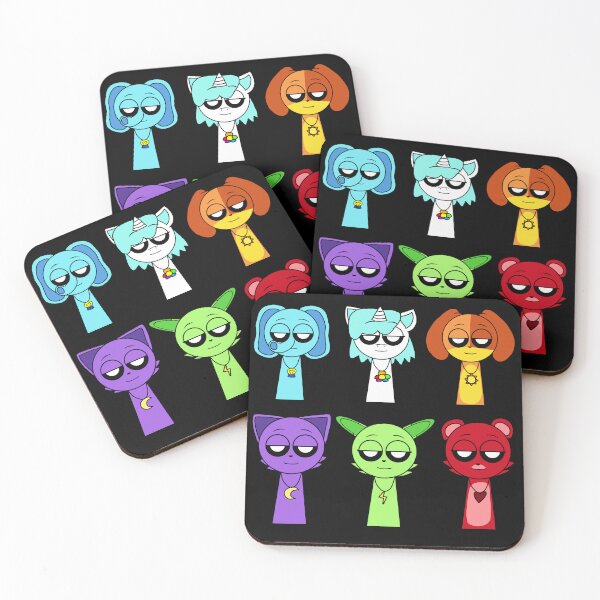 Item preview, smiling critters poppy designed and sold by ROBOTFACE.