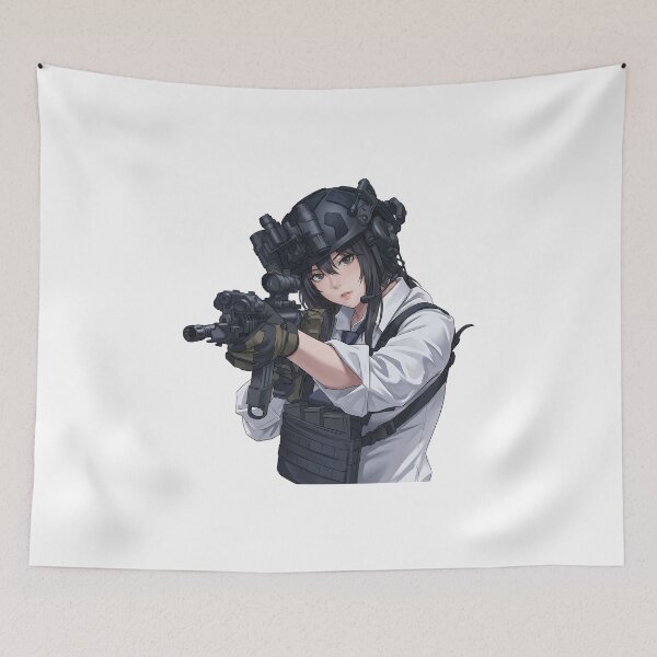 Item preview, Tactical School Girl - Anime Special Ops designed and sold by RAWLIFEGRAPHIC.