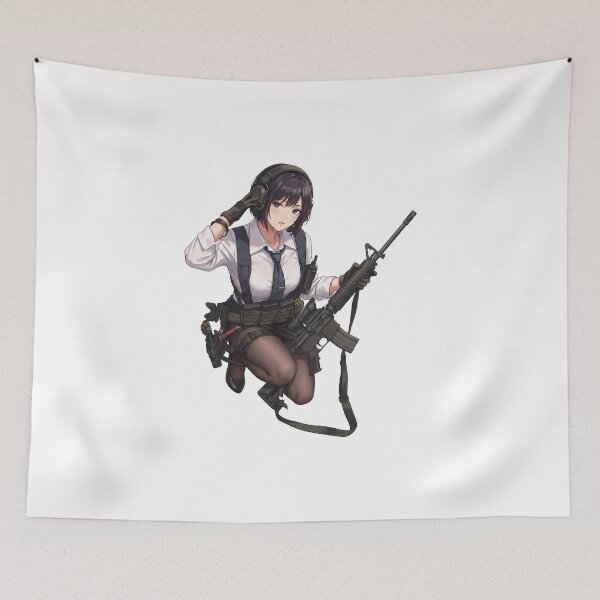 Item preview, Tactical School Girl - Anime Special Ops designed and sold by RAWLIFEGRAPHIC.
