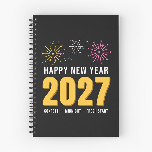 Item preview, Happy New Year 2027 Gold Fireworks NYE Party designed and sold by GatoBlanco.