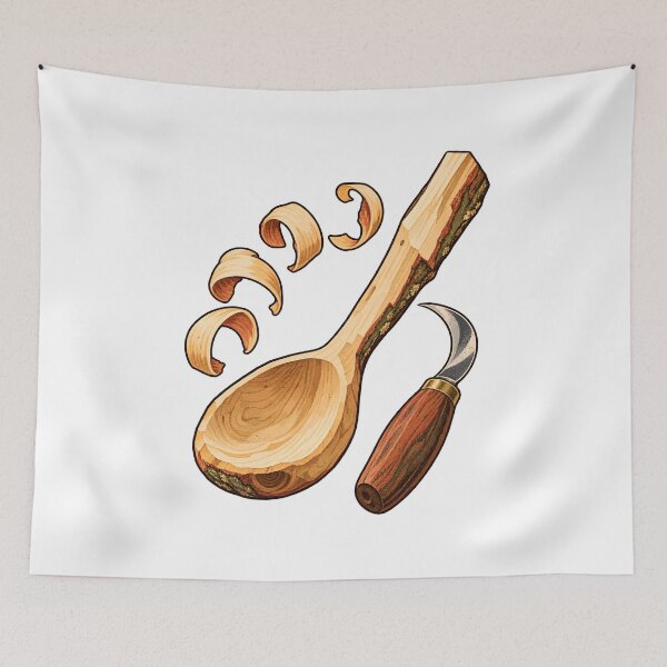 Item preview, Greenwood Spoon Carving Studio designed and sold by Philippa Shop.