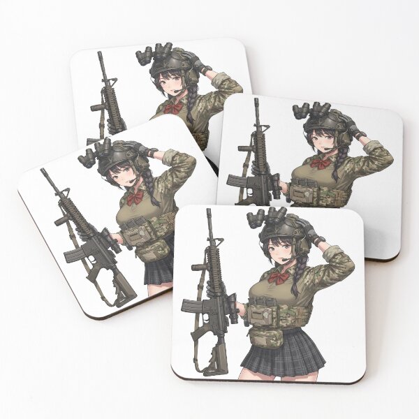 Item preview, Tactical School Girl - Anime Special Ops designed and sold by RAWLIFEGRAPHIC.