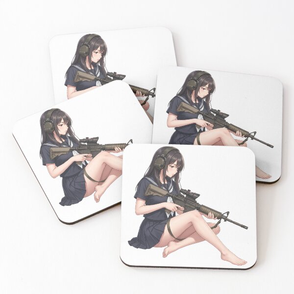 Item preview, Tactical School Girl - Anime Special Ops designed and sold by RAWLIFEGRAPHIC.