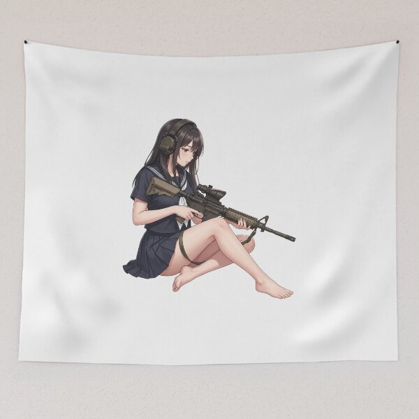 Item preview, Tactical School Girl - Anime Special Ops designed and sold by RAWLIFEGRAPHIC.