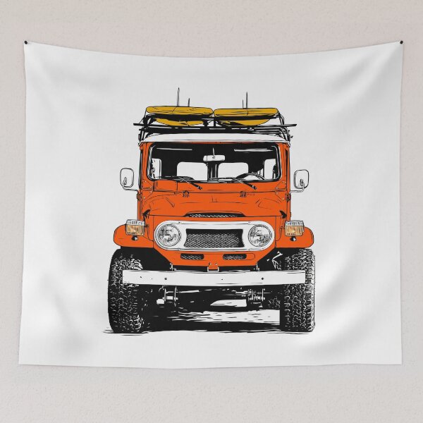 Item preview, Red 4x4 Overland Surf Beach Day designed and sold by blackdogshop.