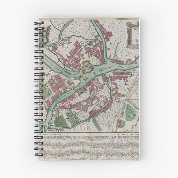 Item preview, Historic Map of Saint Petersburg (Russia) designed and sold by mintmap.