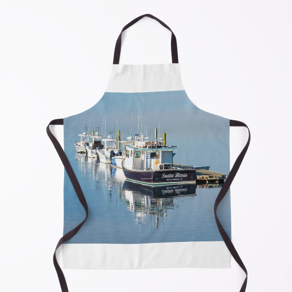 Item preview, Fishing Boats on Calm Water designed and sold by Gerard Fornarotto.