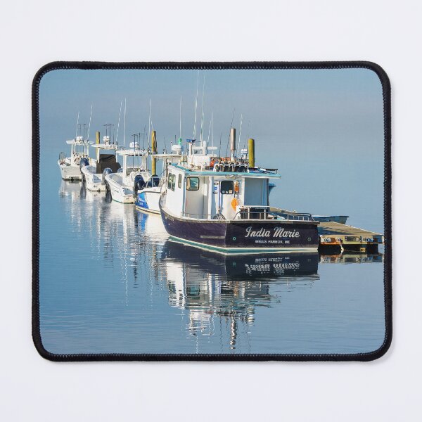Item preview, Fishing Boats on Calm Water designed and sold by Gerard Fornarotto.