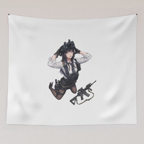 Item preview, Tactical School Girl - Anime Special Ops designed and sold by RAWLIFEGRAPHIC.