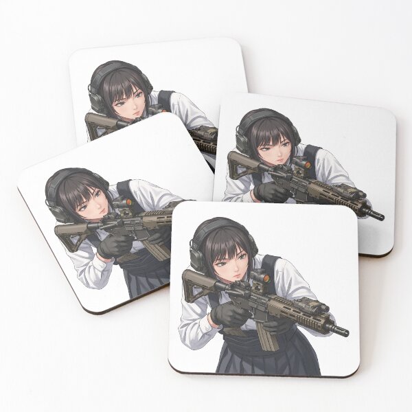 Item preview, Tactical School Girl - Anime Special Ops designed and sold by RAWLIFEGRAPHIC.