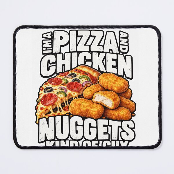 Item preview, Pizza and Chicken Nuggets Guy designed and sold by anapldv.