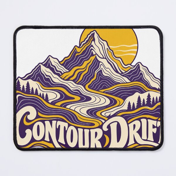 Item preview, Contour Drift Topographic Map Graphic designed and sold by S06PMarketing.
