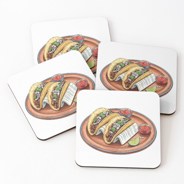 Item preview, Beef Tacos - Crunchy Taco Tuesday Food Art designed and sold by Jackson-Will.