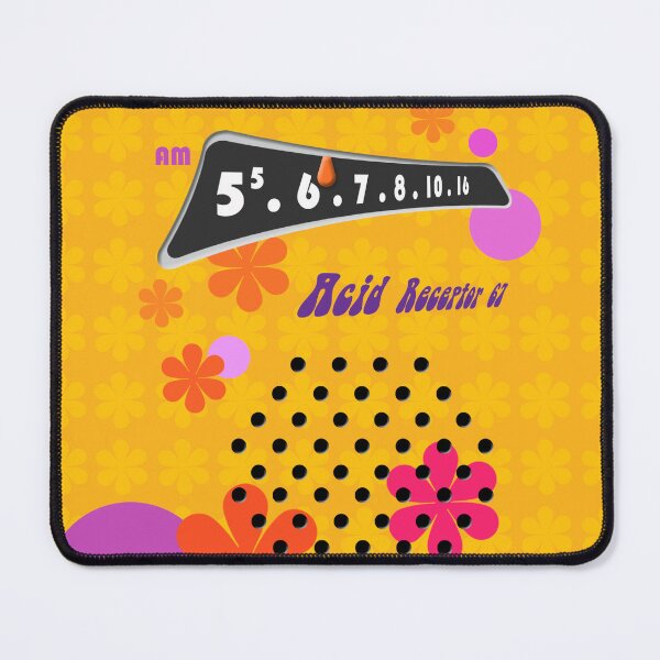 Item preview, Transistor Radio - Acid Receptor 67 in Psychedelic Yellow designed and sold by ubiquitoid.