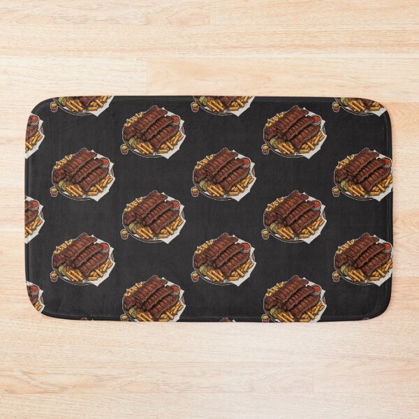 Item preview, BBQ Ribs - Barbecue Ribs and Fries Food Art designed and sold by Jackson-Will.