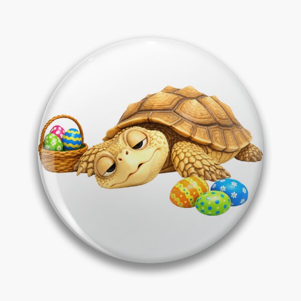 Item preview, Joyful African Spurred Tortoise Easter designed and sold by Sillytoe.