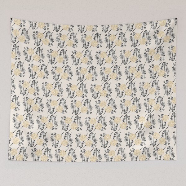 Item preview, Grounded Grace Summer S - Blue grey & yellow designed and sold by IndigoJayStudio.