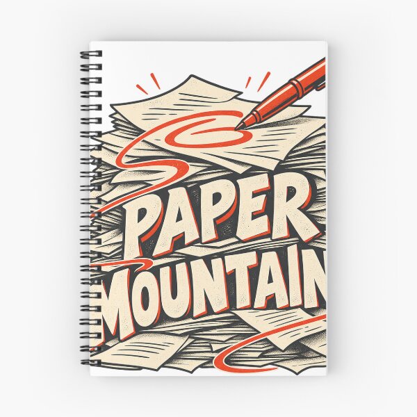 Item preview, Paper Mountain Teacher Graphic designed and sold by S06PMarketing.