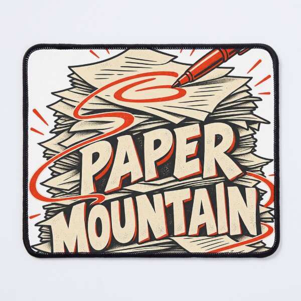 Item preview, Paper Mountain Teacher Graphic designed and sold by S06PMarketing.