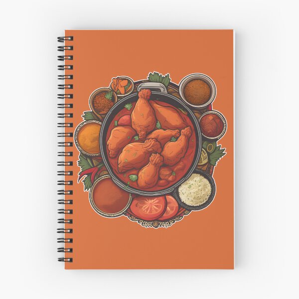 Item preview, Chicken Tikka Masala - Indian Curry Food Art designed and sold by Jackson-Will.