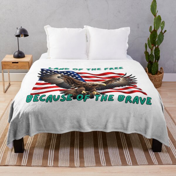 Item preview, Land of the free because of the brave. designed and sold by Alsstuff.