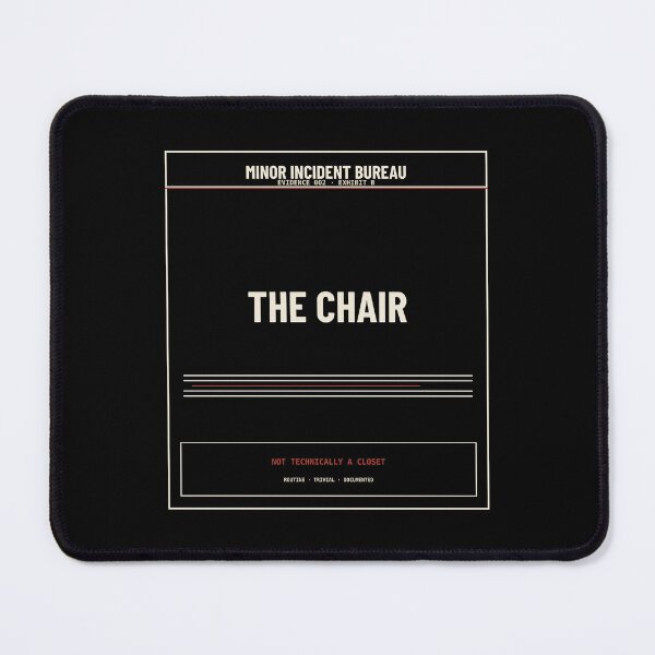 Item preview, The Chair Dark | Funny Bureaucratic Incident Design designed and sold by MinorIncidentBureau.